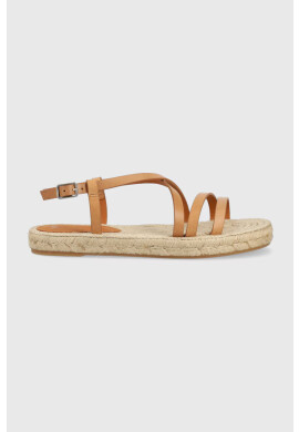 Weekend Max Mara Кожени сандали Pilard 2355210934600 в кафяво - Pepit.bg