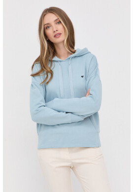 Weekend Max Mara Памучен суичър дамска с изчистен дизайн - Pepit.bg