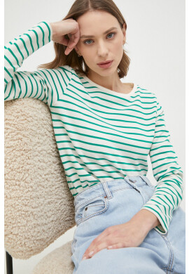 Weekend Max Mara Памучна блуза с дълги ръкави - Pepit.bg