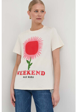 Weekend Max Mara Памучна тениска - Pepit.bg