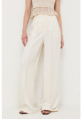 Weekend Max Mara Панталон с лен x Lily Aldridge - Pepit.bg
