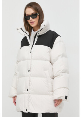 Weekend Max Mara Пухено яке в бежово зимен модел - Pepit.bg