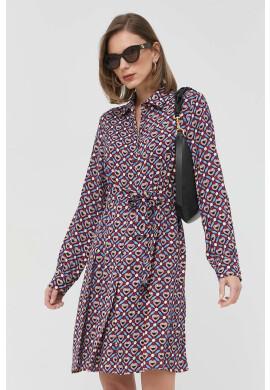 Weekend Max Mara Рокля в бордо къса разкроен модел - Pepit.bg