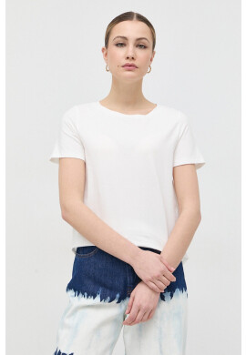 Weekend Max Mara Тениска в бяло - Pepit.bg