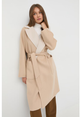 Weekend Max Mara Вълнено палто с две лица - Pepit.bg