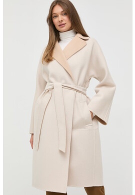 Weekend Max Mara Вълнено палто с две лица - Pepit.bg