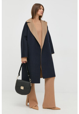 Weekend Max Mara Вълнено палто с две лица - Pepit.bg