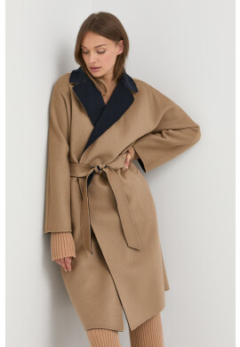 Weekend Max Mara Вълнено палто с две лица - Pepit.bg