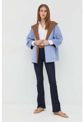 Weekend Max Mara Вълнено палто с две лица - Pepit.bg