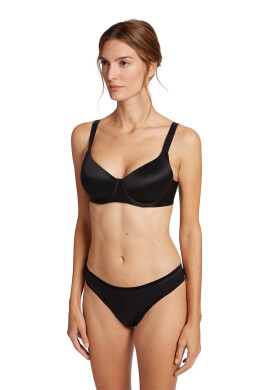 Wolford Сутиен Sheer Touch в черно с изчистен дизайн - Pepit.bg