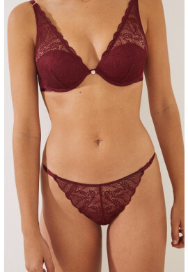 women'secret Бикини Leaf Lace Garnet - Pepit.bg