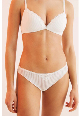 women'secret Бикини COTTON TIME 2 в бяло 4635662 - Pepit.bg