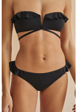 women'secret Долнище на бански BAMBOO в черно 6465377 - Pepit.bg