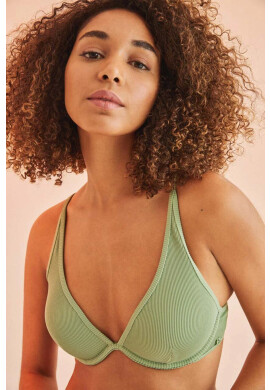 women'secret Горнище на бански JAMAICA в зелено 6485449 - Pepit.bg