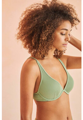 women'secret Горнище на бански JAMAICA в зелено 6485449 - Pepit.bg