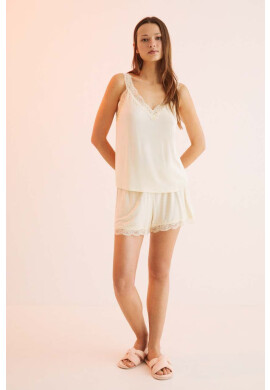 women'secret Пижама SPRING SOFT TOUCH в бежово 4755868 - Pepit.bg