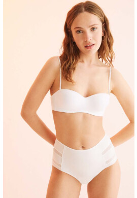 women'secret Сутиен BCI COTTON в бяло с изчистен дизайн 5691506 - Pepit.bg