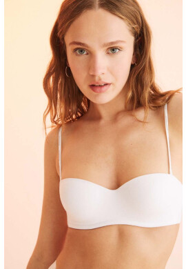 women'secret Сутиен BCI COTTON в бяло с изчистен дизайн 5691506 - Pepit.bg