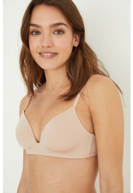 women'secret Сутиен LOVELY в бежово с изчистен дизайн - Pepit.bg