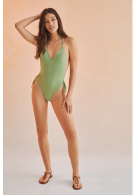women'secret Цял бански JAMAICA в зелено с мека чашка 5525787 - Pepit.bg