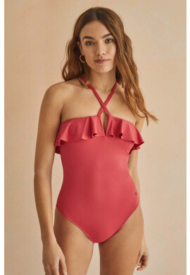 women'secret Цял бански PERFECT FIT 1 в розово с мека чашка 5525795 - Pepit.bg
