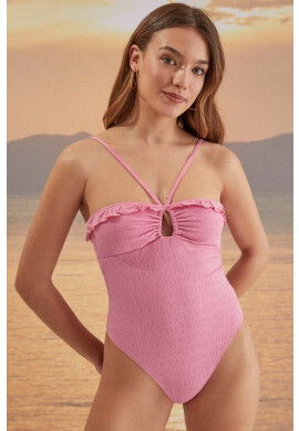women'secret Цял бански VERBENA в розово с меки чашки 5525820 - Pepit.bg