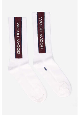 Wood Wood Чорапи Conor Logo Sport Socks в бяло - Pepit.bg
