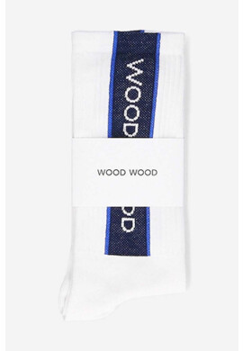 Wood Wood Чорапи Conor Sports Sock в бяло - Pepit.bg