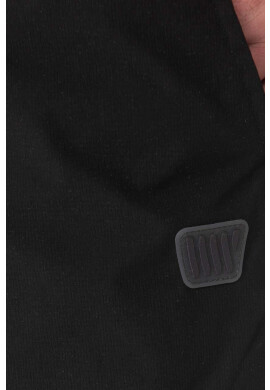 Wood Wood Панталон Halsey Crispy Tech Trousers 12245009-1283 BLACK в черно със стандартна кройка - Pepit.bg