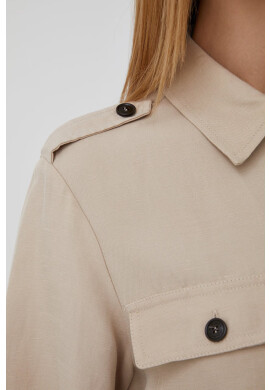 Woolrich Риза с лен - Pepit.bg