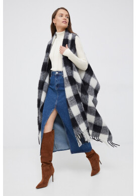 Woolrich Вълнен шал с качулка - Pepit.bg