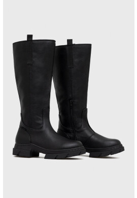 Wrangler Ботуши Atlanta Boot Extra в черно с равна подметка - Pepit.bg