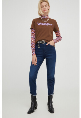 Wrangler Дънки Mom Medussa с висока талия - Pepit.bg
