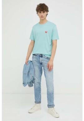 Wrangler Дънки Larston в синьо - Pepit.bg