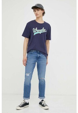 Wrangler Дънки Larston в синьо - Pepit.bg