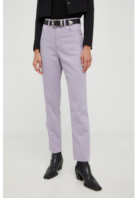 Wrangler Дънки Mom Purple Rock с висока талия - Pepit.bg