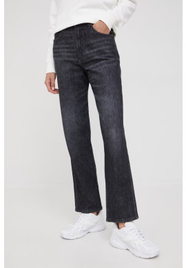 Wrangler Дънки Mom Straight Granite с висока талия - Pepit.bg