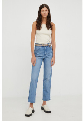 Wrangler Дънки Mom Straight Mauna с висока талия - Pepit.bg