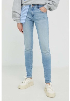 Wrangler Дънки Skinny White Noise със стандартна талия - Pepit.bg