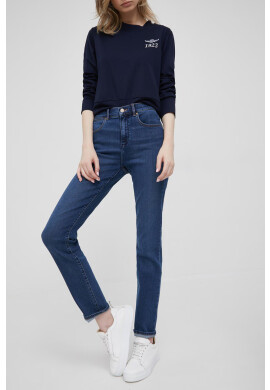 Wrangler Дънки Slim Soft Star дамски с висока талия - Pepit.bg
