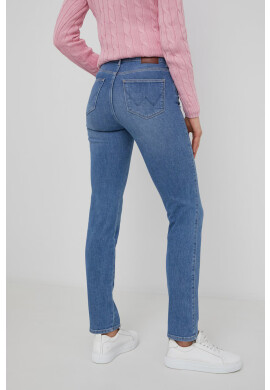 Wrangler Дънки Slim Way Out West дамски с висока талия - Pepit.bg