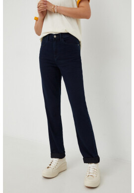 Wrangler Дънки Straight Blue Black с висока талия - Pepit.bg