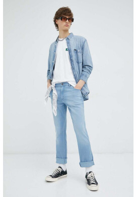 Wrangler Дънки Texas Slim в синьо - Pepit.bg