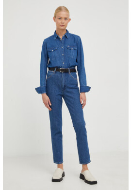 Wrangler Дънки Walker Raincloud с висока талия - Pepit.bg