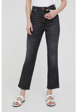 Wrangler Дънки Wild West Granite дамски с висока талия - Pepit.bg