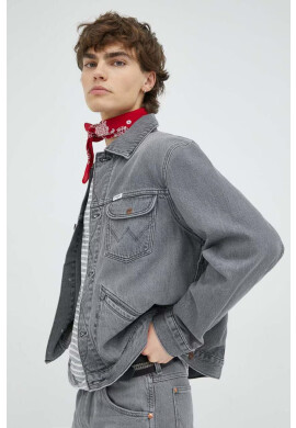 Wrangler Дънково яке в сиво с преходна изолация - Pepit.bg