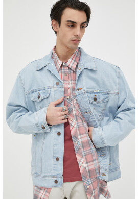 Wrangler Дънково яке в синьо с преходна изолация с уголемена кройка - Pepit.bg