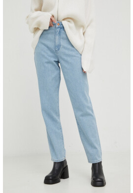 Wrangler Памучни дънки Mom Hold Me с висока талия - Pepit.bg