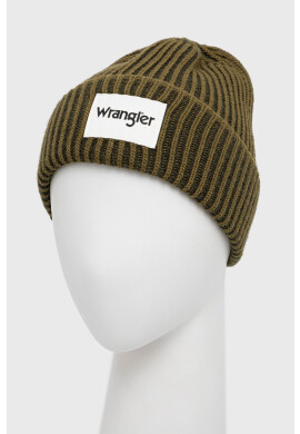 Wrangler Шапка в зелено от плътен трикотаж - Pepit.bg