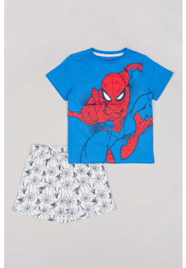 Zippy Детска памучна пижама x Spiderman в синьо с десен - Pepit.bg